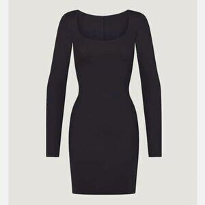 SKIMS Black Mini Dress